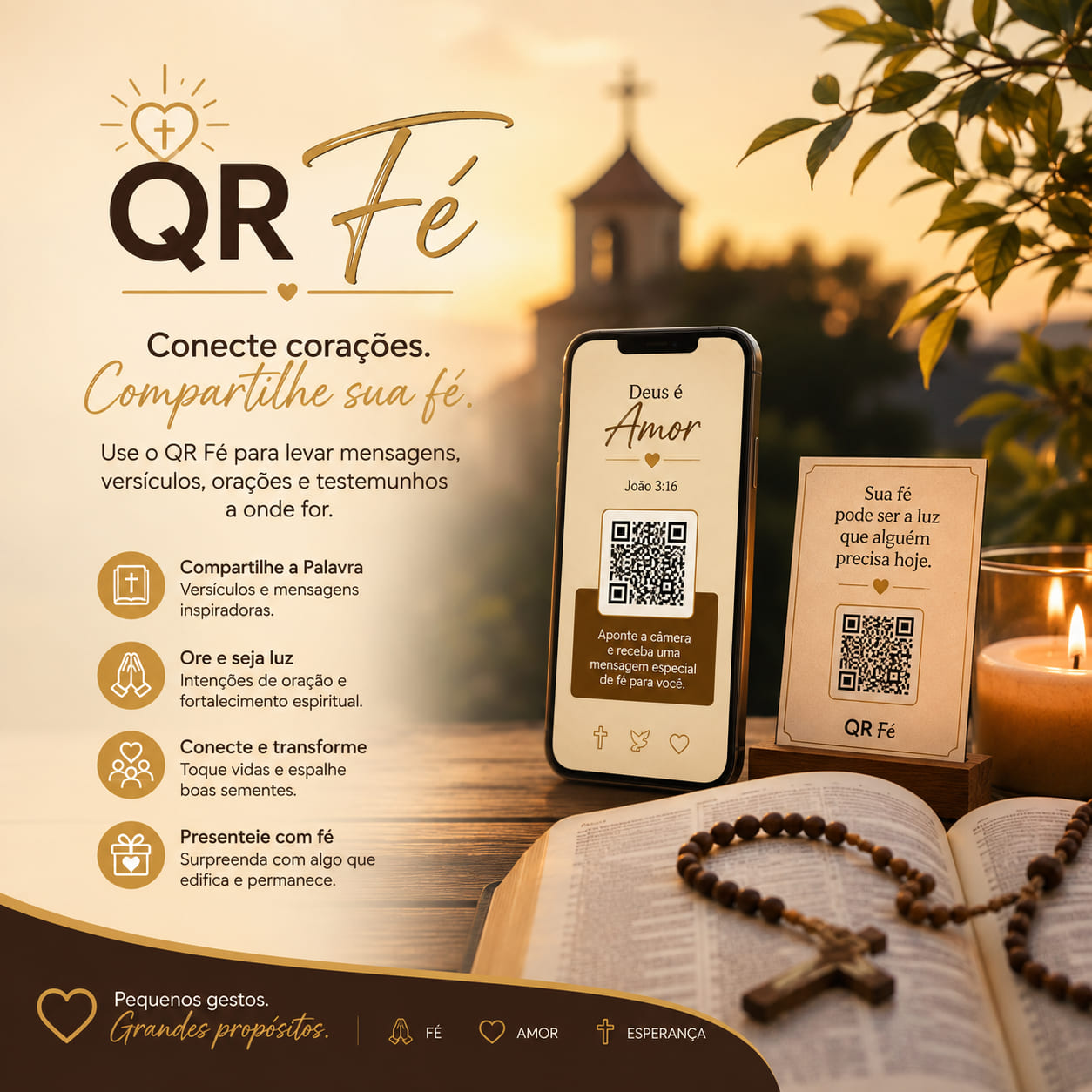 QR Fé - Oração e Mensagem Diária
